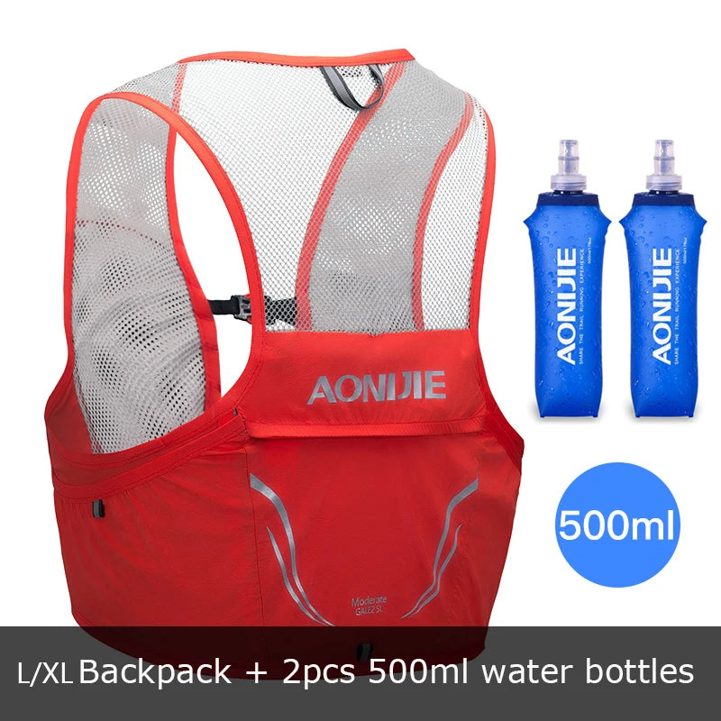 AONIJIE C932 Lightweight Backpack Running Vest Nylon Hydration Pack Bag Cycling Marathon Portable Ultralight Hiking 2.5L