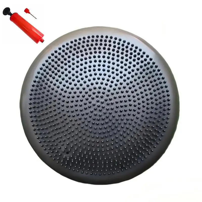 PVC Inflatable Yoga Balance Mat Thickened Anti-Burst Massage Cushion Soft Tread Ankle Rehabilitation Pad for Rehabilitation Trai