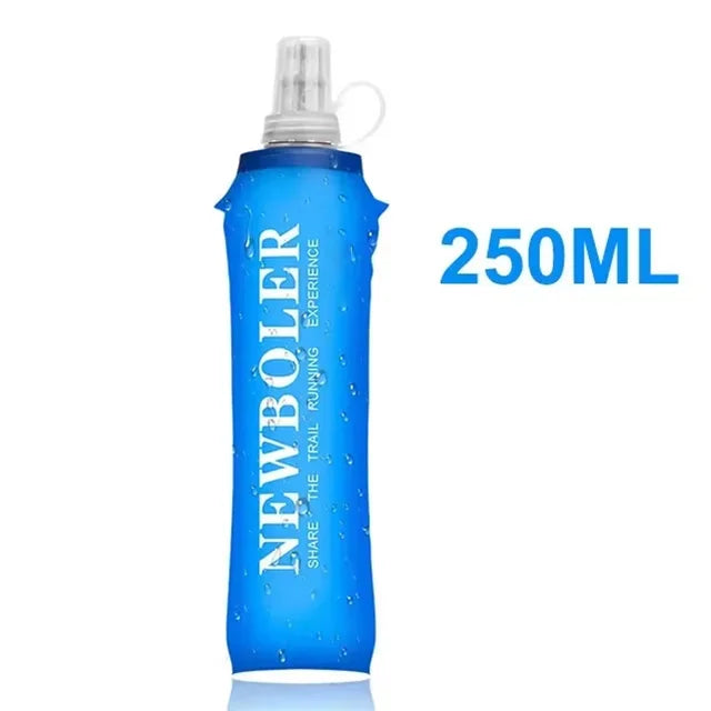 750ML Water Bottle TPU Folding Soft Flask Sport Water Bottle Water Bag Collapsible Water Bottle Running Camping Hiking