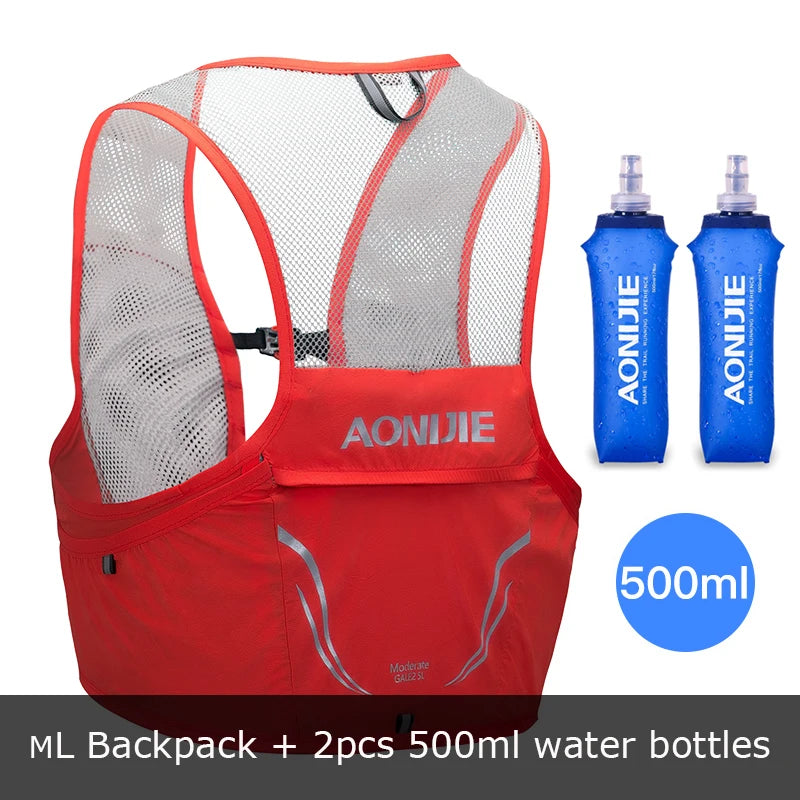 AONIJIE C932 Lightweight Backpack Running Vest Nylon Hydration Pack Bag Cycling Marathon Portable Ultralight Hiking 2.5L