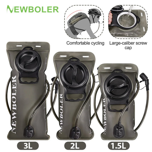 Water Bladder Hydration Backpack 1.5L 2L 3L Large Capacity PEVA Water Bag Reservoir For Run Cycling Hydration Water Storage Bag