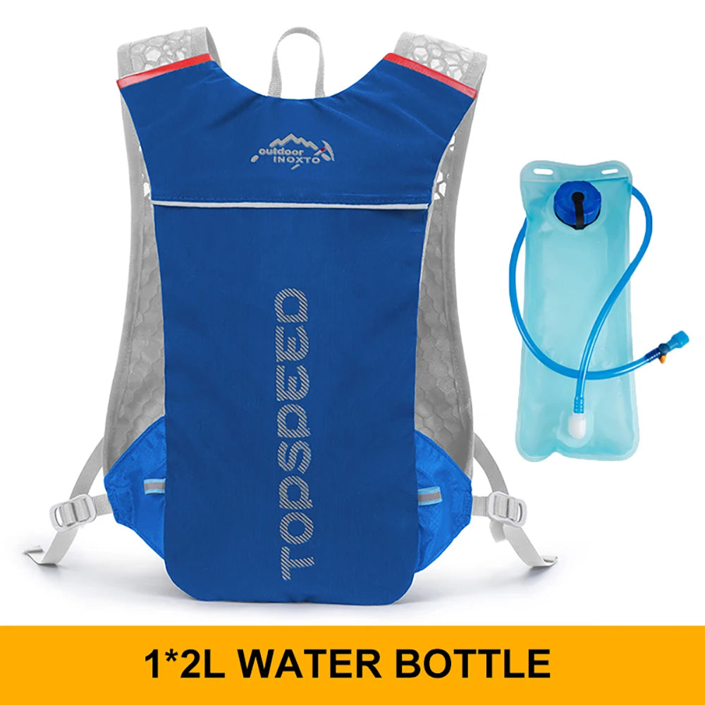 Outdoor Trail Running 5L Ultralight Backpack Hydration Jogging Vest Men Breathable Marathon Bicycle Bag Fitness Running Bag