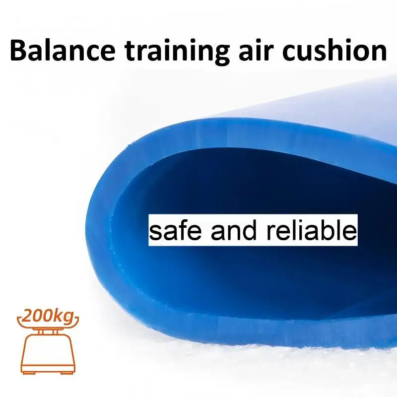 PVC Inflatable Yoga Balance Mat Thickened Anti-Burst Massage Cushion Soft Tread Ankle Rehabilitation Pad for Rehabilitation Trai