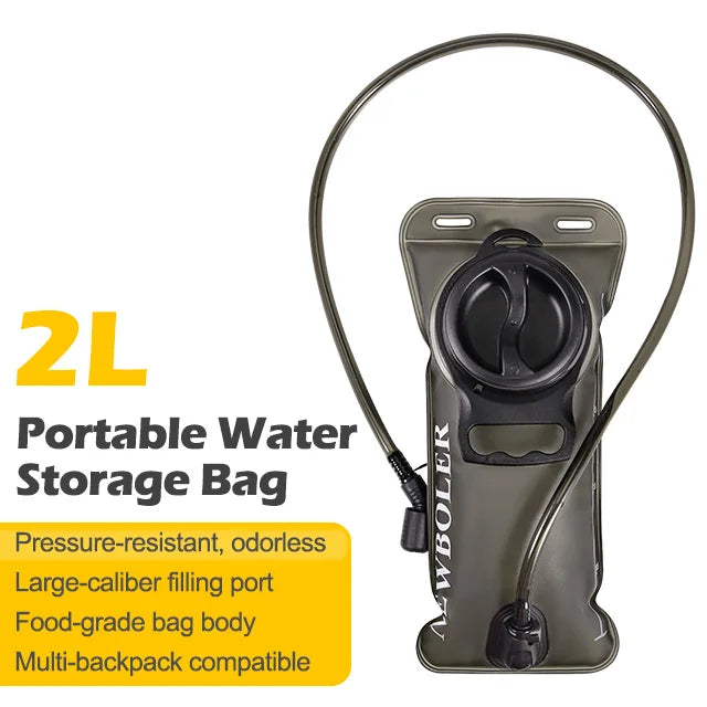 Water Bladder Hydration Backpack 1.5L 2L 3L Large Capacity PEVA Water Bag Reservoir For Run Cycling Hydration Water Storage Bag