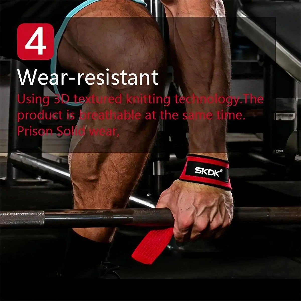 Lifting Straps Wrist Support 5MM Neoprene Padded Weightlifting Grips Anti-Slip Silicone Gym Training Accessories Deadlift Straps Heavy-Duty Double Stitching Fitness Gear For Powerlifting Workout Injury Prevention Universal Eq