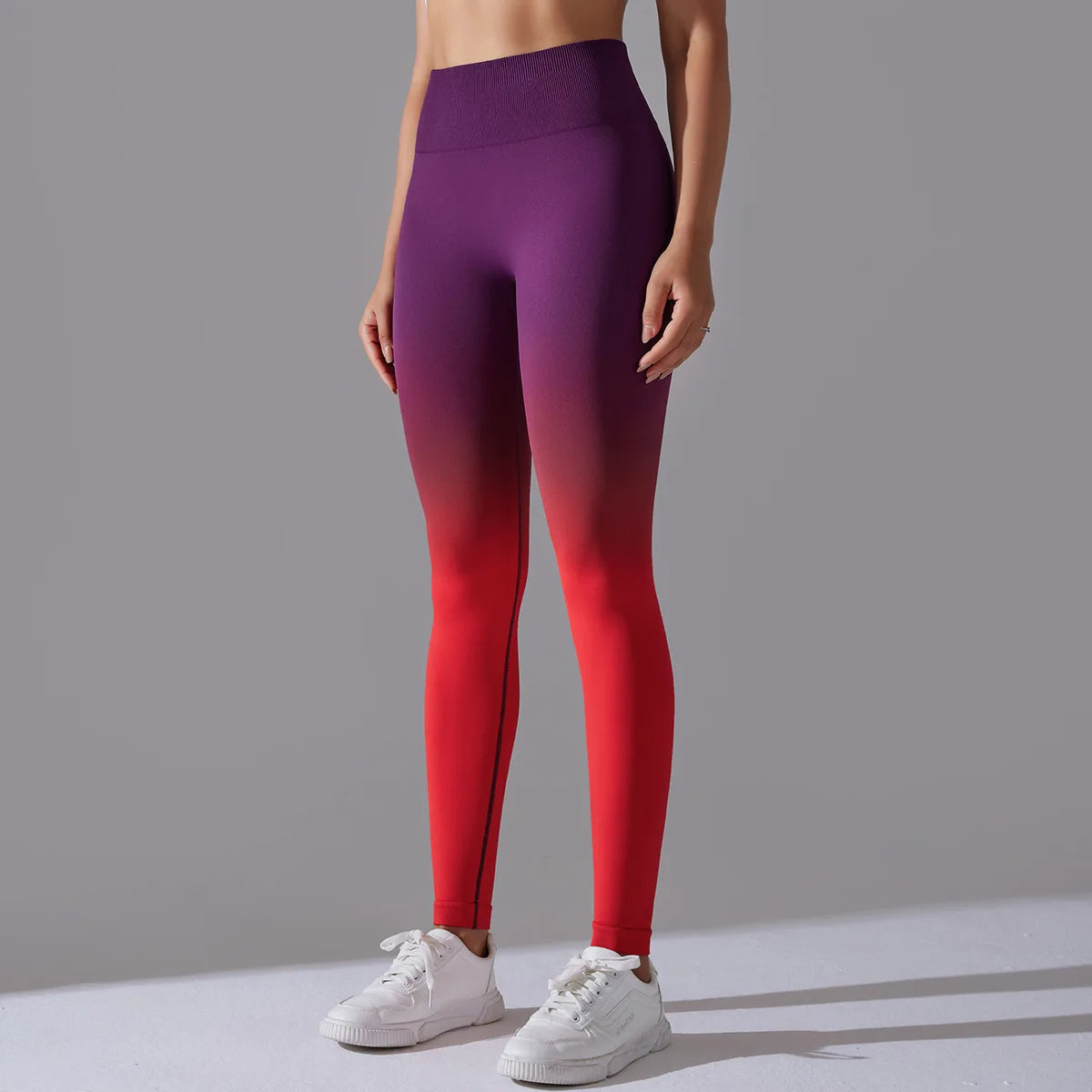 Women's Gradient Seamless Scrunch Leggings – High Waist Yoga & Gym Pants