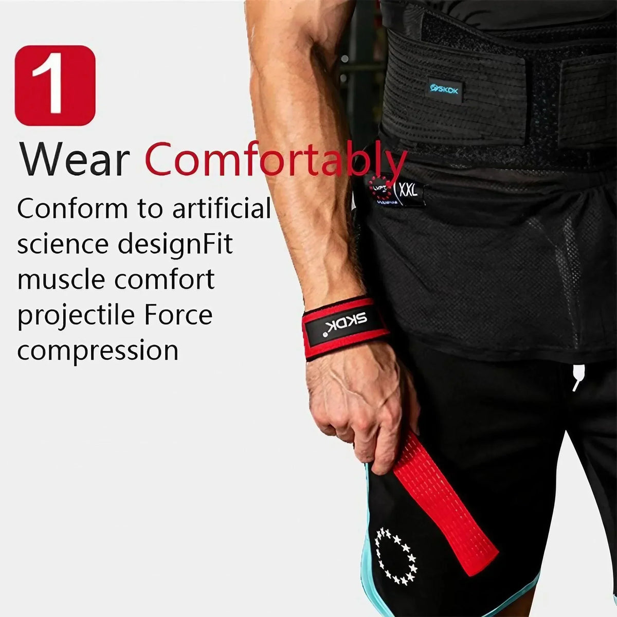 Lifting Straps Wrist Support 5MM Neoprene Padded Weightlifting Grips Anti-Slip Silicone Gym Training Accessories Deadlift Straps Heavy-Duty Double Stitching Fitness Gear For Powerlifting Workout Injury Prevention Universal Eq