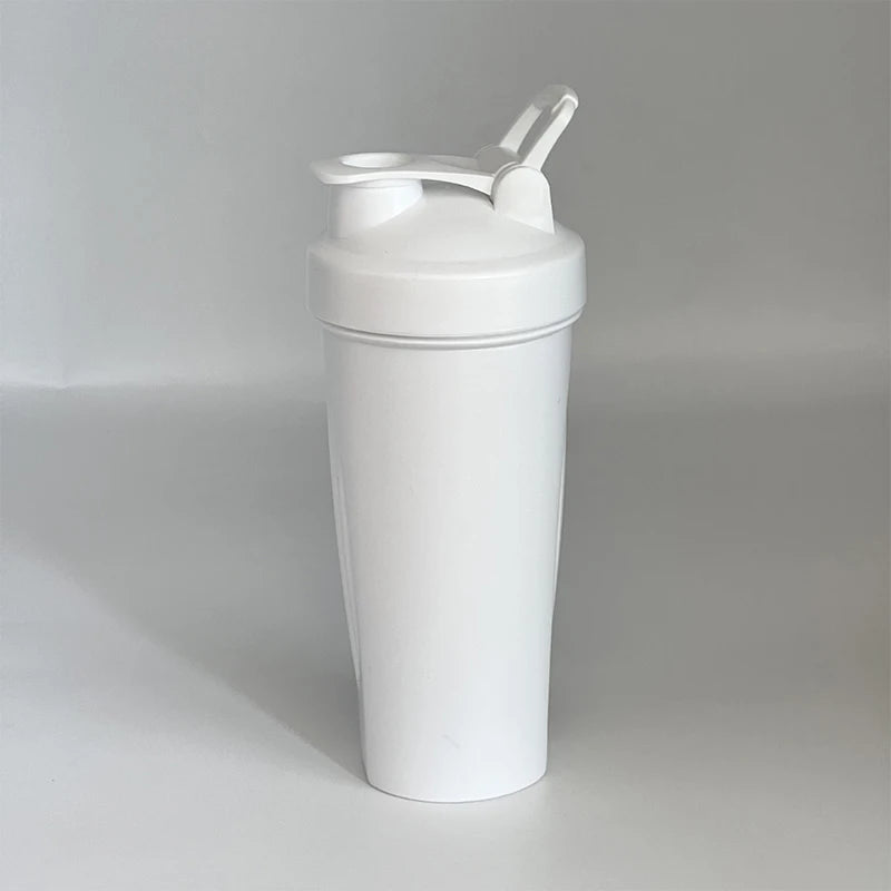 600ml Protein Shaker Bottle Protein Powder Shake Cup for Gym Ffitness Shaker Scale Portable Water Bottle Slushy Cup
