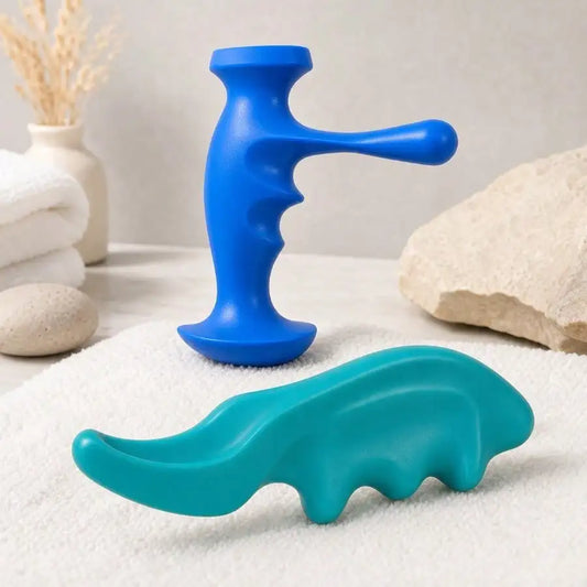 T-Shaped Trigger Point Massager – Nylon Massage Tool for Neck, Shoulder & Back, Deep Tissue Muscle Pressure Relief Tool