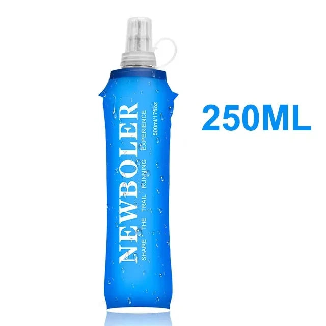 750ML Water Bottle TPU Folding Soft Flask Sport Water Bottle Water Bag Collapsible Water Bottle Running Camping Hiking