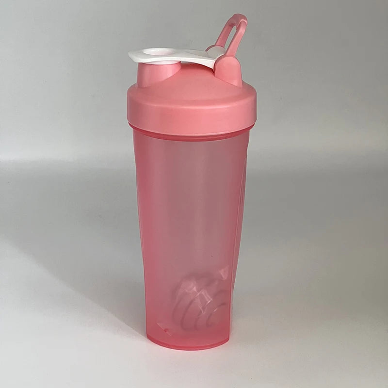 600ml Protein Shaker Bottle Protein Powder Shake Cup for Gym Ffitness Shaker Scale Portable Water Bottle Slushy Cup