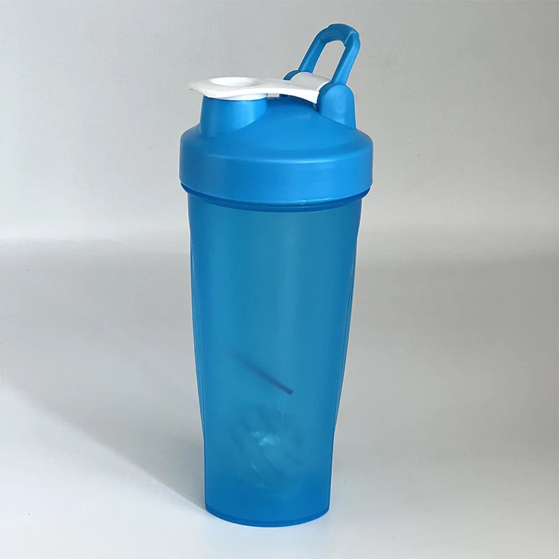 600ml Protein Shaker Bottle Protein Powder Shake Cup for Gym Ffitness Shaker Scale Portable Water Bottle Slushy Cup